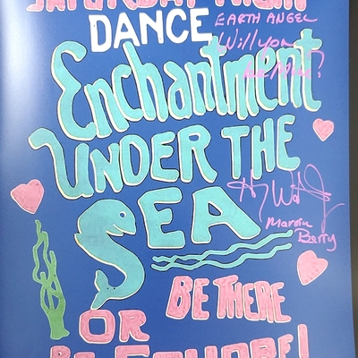 Back To The Future Enchantment Under The Sea Dance Autographed 12x18 Mini Poster
