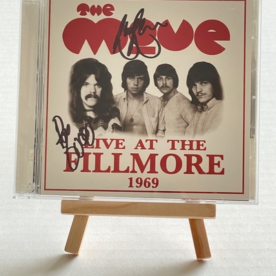 The Move - Live At The Fillmore 1969 CD. Signed by Bev Bevan and Roy Wood