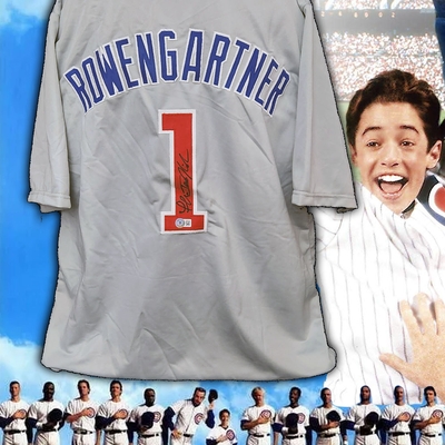 Thomas Ian Nicholas Autographed Chicago Cubs Rookie of the Year Away Jersey