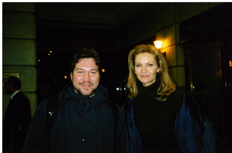 Joan Allen Photo with RACC Autograph Collector RB-Autogramme Berlin