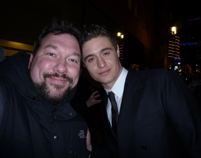 Max Irons Photo with RACC Autograph Collector RB-Autogramme Berlin