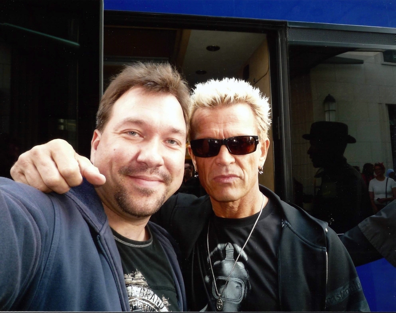 Billy Idol Photo with RACC Autograph Collector RB-Autogramme Berlin