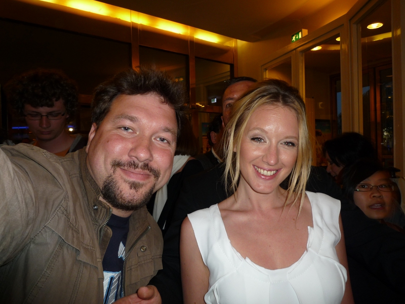 Ludivine Sagnier Photo with RACC Autograph Collector RB-Autogramme Berlin