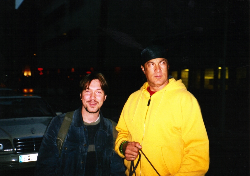 Steven Seagal Photo with RACC Autograph Collector RB-Autogramme Berlin