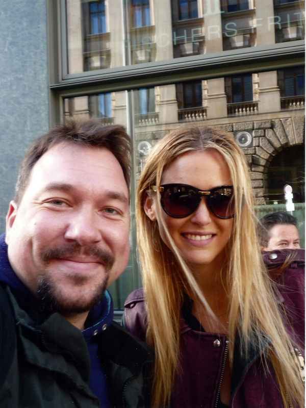 Bar Refaeli Photo with RACC Autograph Collector RB-Autogramme Berlin