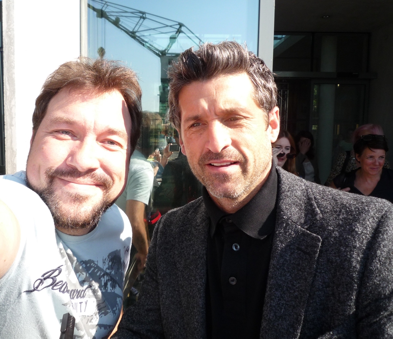 Patrick Dempsey Photo with RACC Autograph Collector RB-Autogramme Berlin