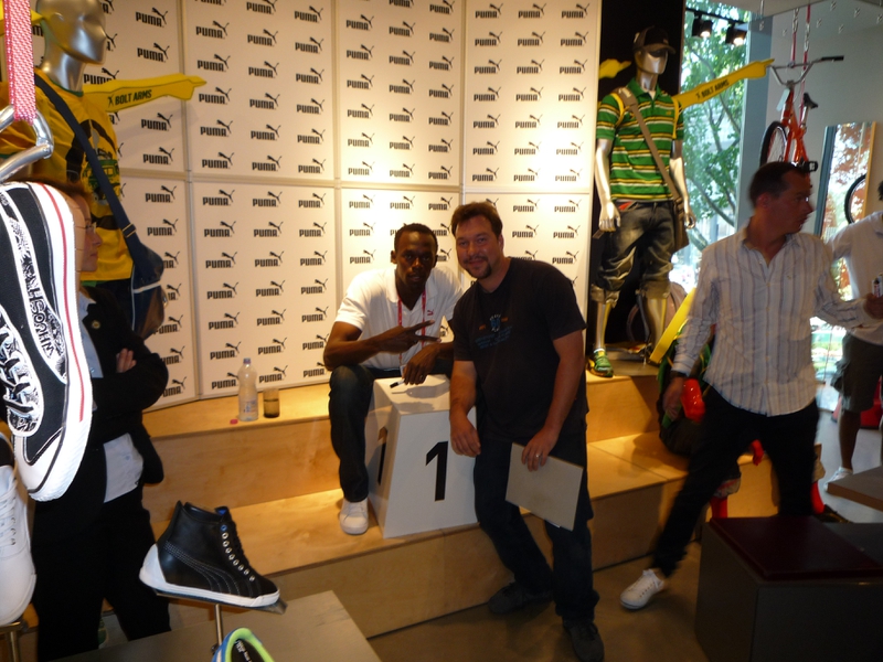 Usain Bolt Photo with RACC Autograph Collector RB-Autogramme Berlin