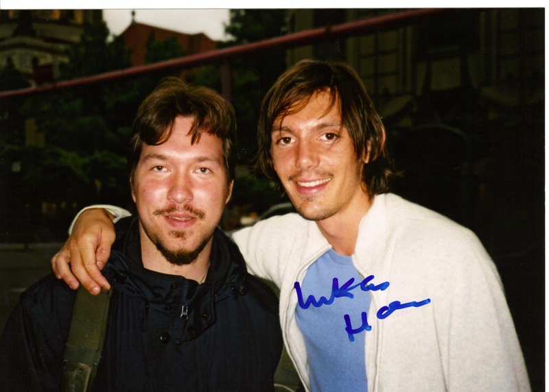 Lukas Haas Photo with RACC Autograph Collector RB-Autogramme Berlin