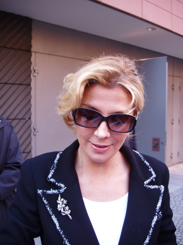 Natasha Richardson Photo with RACC Autograph Collector RB-Autogramme Berlin