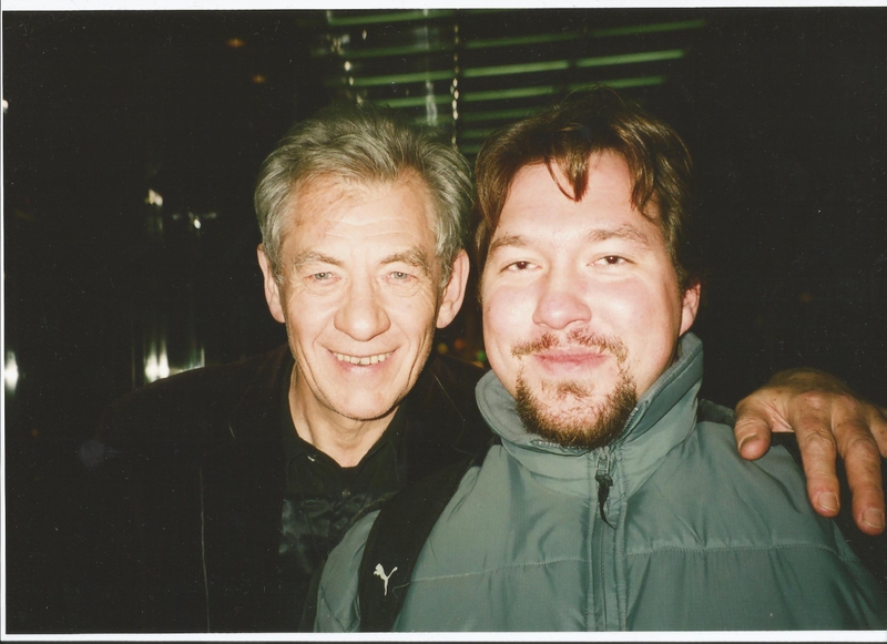 Ian McKellen Photo with RACC Autograph Collector RB-Autogramme Berlin