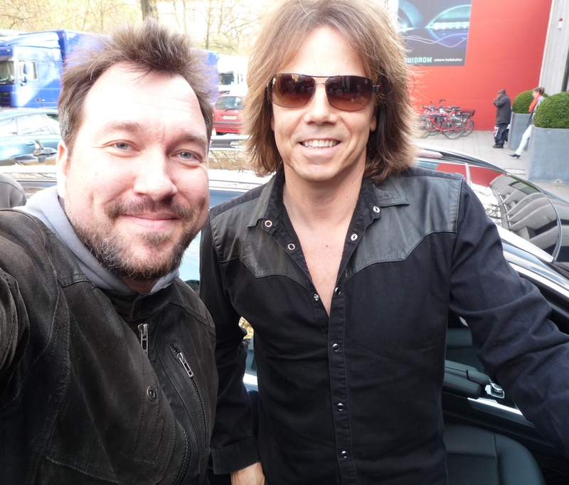 Joey Tempest Photo with RACC Autograph Collector RB-Autogramme Berlin