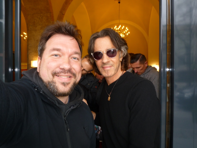 Rick Springfield Photo with RACC Autograph Collector RB-Autogramme Berlin