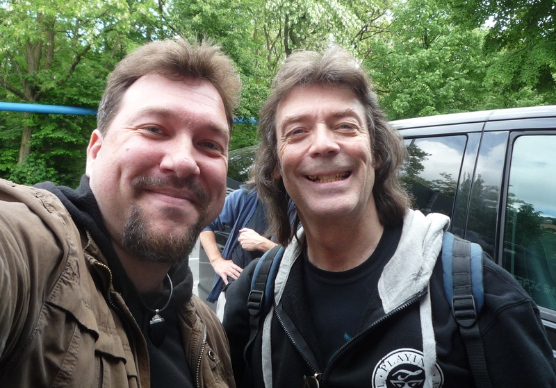 Steve Hackett Photo with RACC Autograph Collector RB-Autogramme Berlin