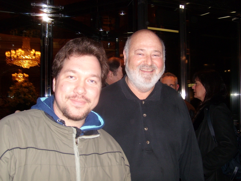 Rob Reiner Photo with RACC Autograph Collector RB-Autogramme Berlin