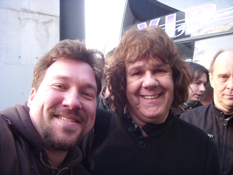 Gary Moore Photo with RACC Autograph Collector RB-Autogramme Berlin