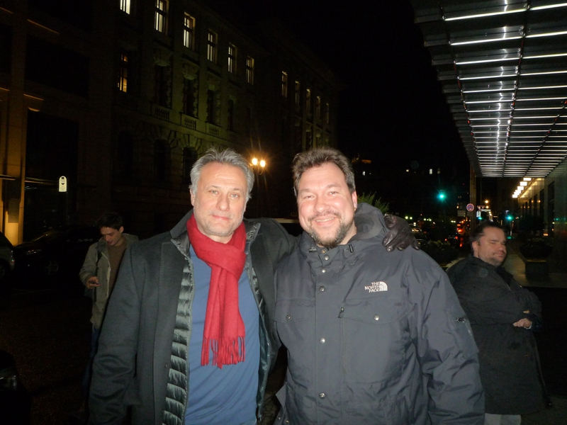 Michael Nyqvist Photo with RACC Autograph Collector RB-Autogramme Berlin