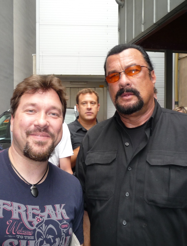 Steven Seagal Photo with RACC Autograph Collector RB-Autogramme Berlin