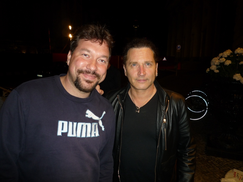 Eric Singer Photo with RACC Autograph Collector RB-Autogramme Berlin