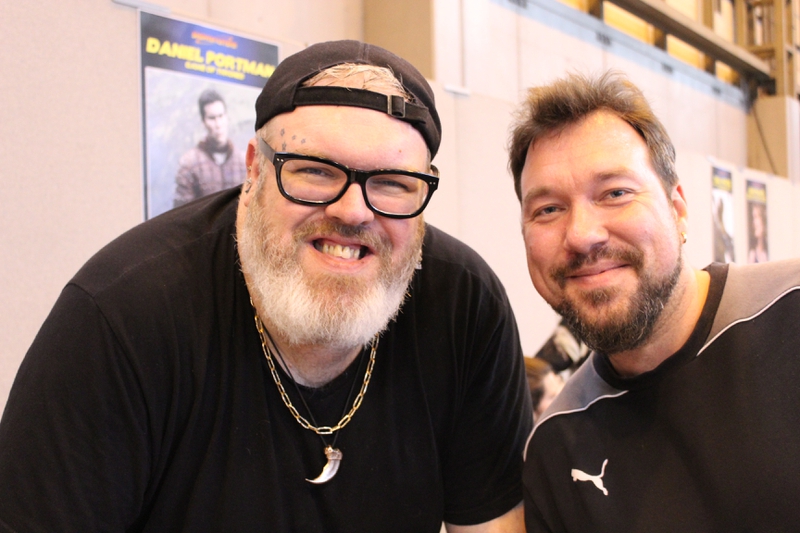 Kristian Nairn Photo with RACC Autograph Collector RB-Autogramme Berlin