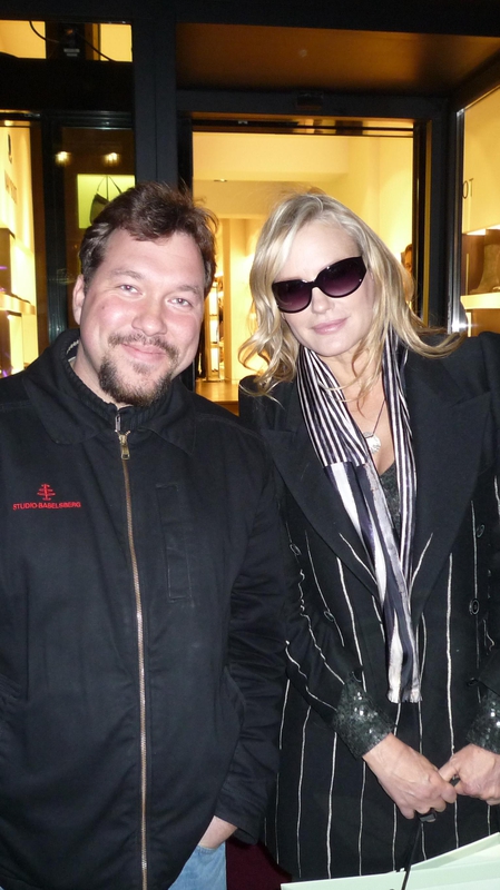 Daryl Hannah Photo with RACC Autograph Collector RB-Autogramme Berlin