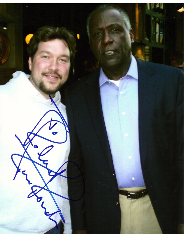 Richard Roundtree Photo with RACC Autograph Collector RB-Autogramme Berlin