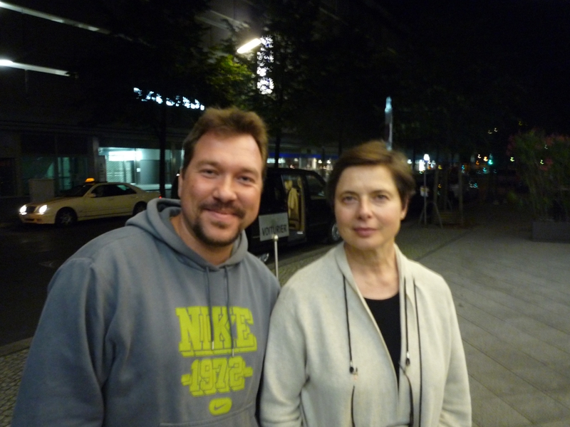 Isabella Rossellini Photo with RACC Autograph Collector RB-Autogramme Berlin