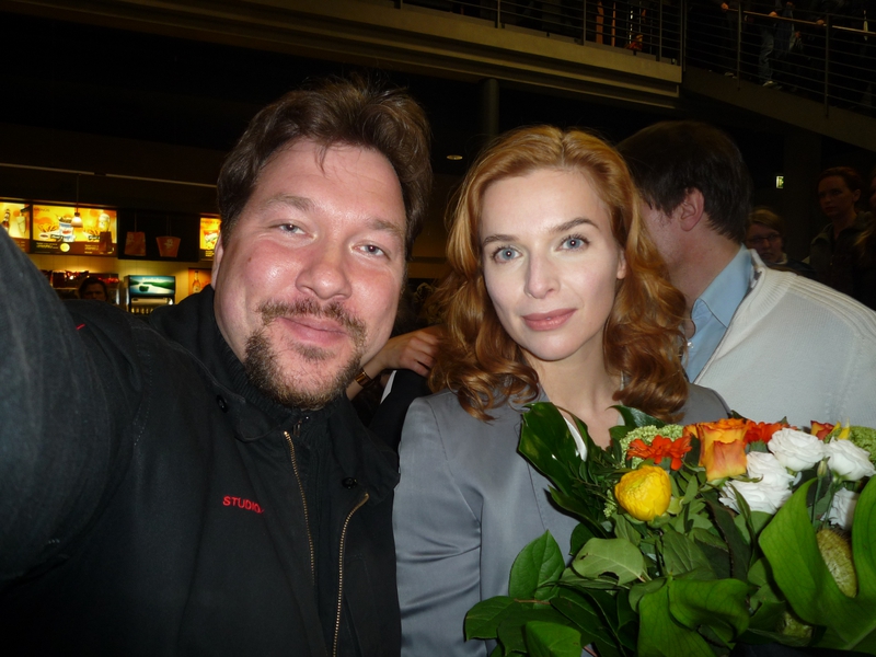 Thekla Reuten Photo with RACC Autograph Collector RB-Autogramme Berlin