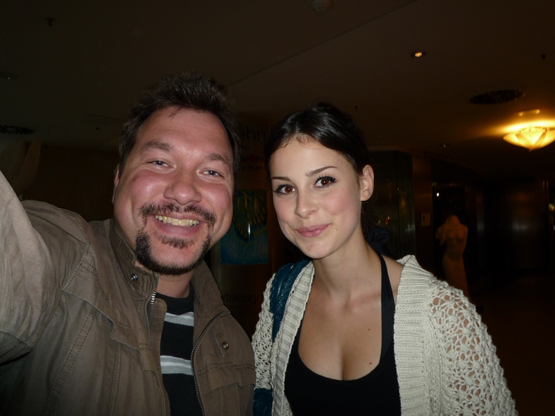 Lena Meyer-Landrut Photo with RACC Autograph Collector RB-Autogramme Berlin