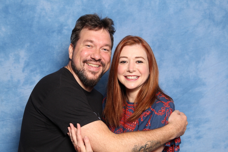 Alyson Hannigan Photo with RACC Autograph Collector RB-Autogramme Berlin