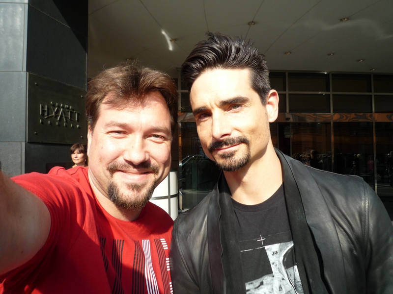 Kevin Richardson Photo with RACC Autograph Collector RB-Autogramme Berlin