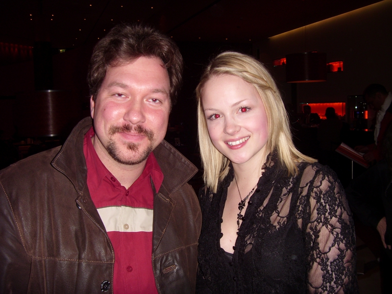 Kimberley Nixon Photo with RACC Autograph Collector RB-Autogramme Berlin