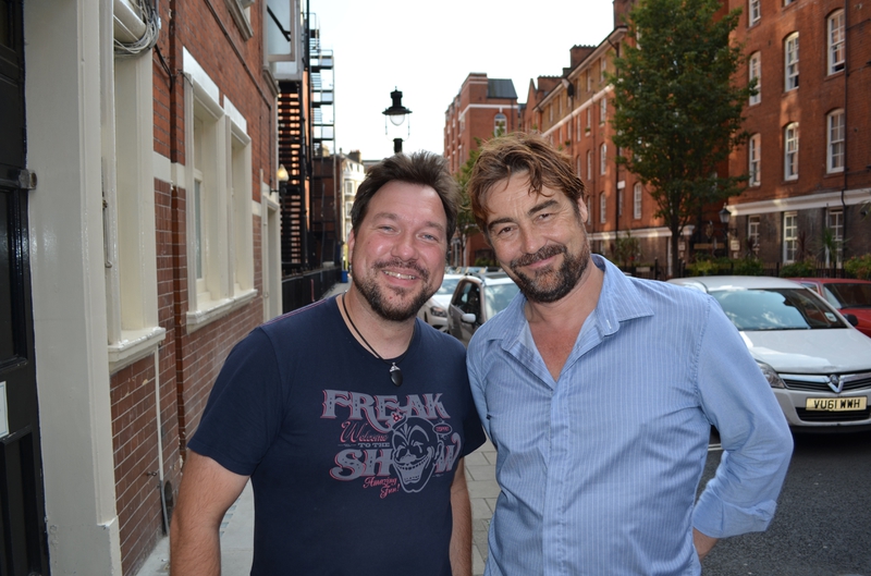 Nathaniel Parker Photo with RACC Autograph Collector RB-Autogramme Berlin