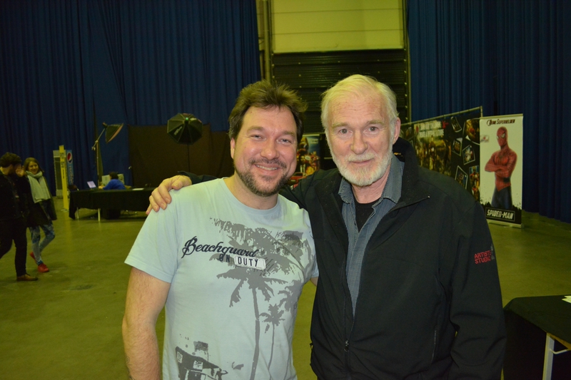 Ian McElhinney Photo with RACC Autograph Collector RB-Autogramme Berlin