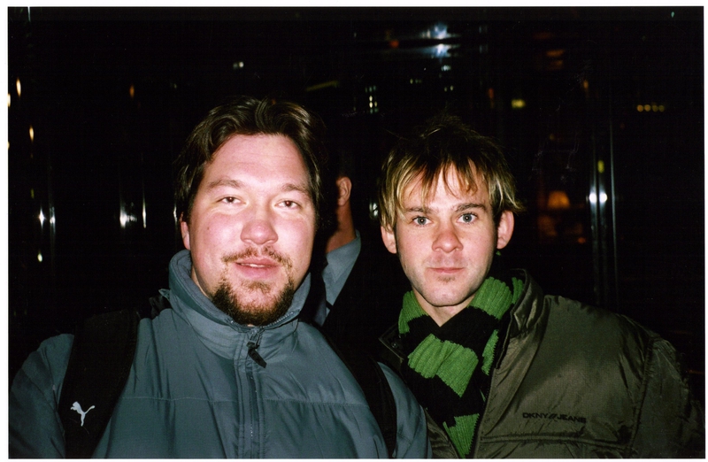 Dominic Monaghan Photo with RACC Autograph Collector RB-Autogramme Berlin