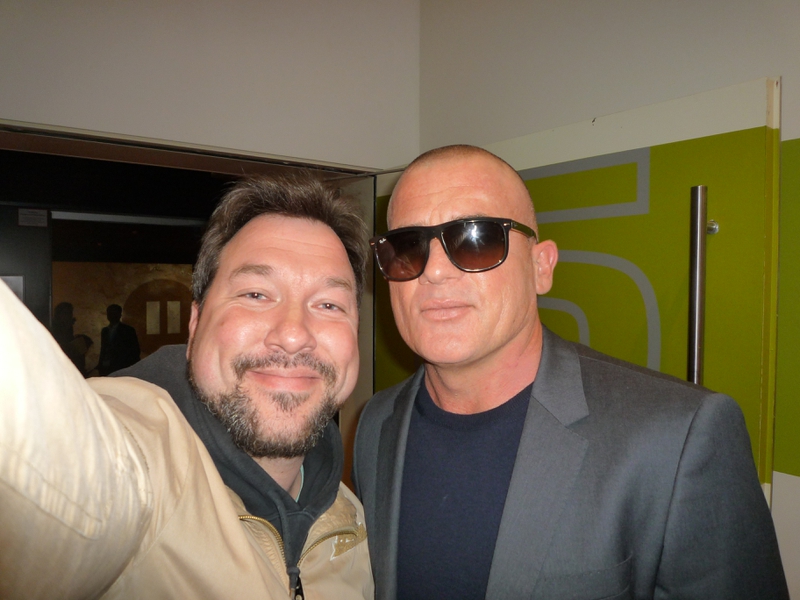 Dominic Purcell Photo with RACC Autograph Collector RB-Autogramme Berlin