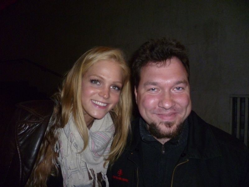 Erin Heatherton Photo with RACC Autograph Collector RB-Autogramme Berlin