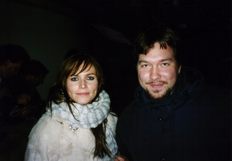 Nina Persson Photo with RACC Autograph Collector RB-Autogramme Berlin