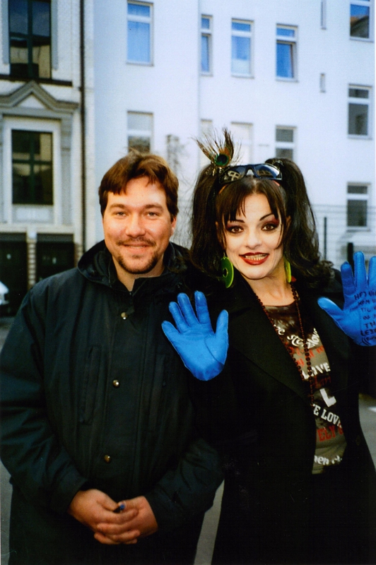 Nina Hagen Photo with RACC Autograph Collector RB-Autogramme Berlin