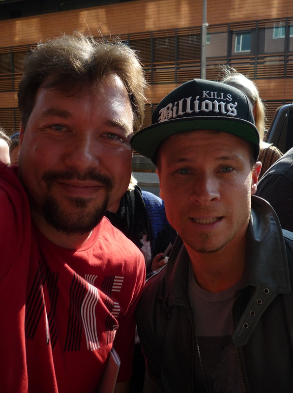 Brian Littrell Photo with RACC Autograph Collector RB-Autogramme Berlin