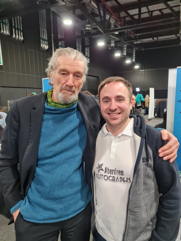 Clive Russell Photo with RACC Autograph Collector Abz Autographs