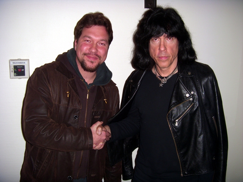 Marky Ramone Photo with RACC Autograph Collector RB-Autogramme Berlin