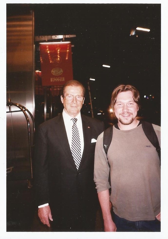 Roger Moore Photo with RACC Autograph Collector RB-Autogramme Berlin