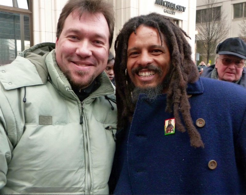 Rohan Marley Photo with RACC Autograph Collector RB-Autogramme Berlin