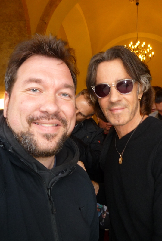 Rick Springfield Photo with RACC Autograph Collector RB-Autogramme Berlin