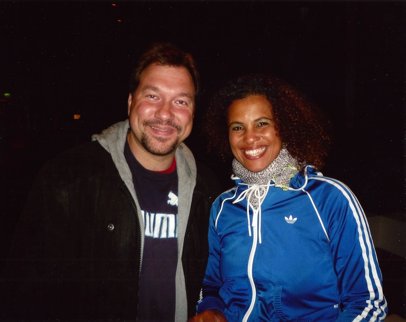 Neneh Cherry Photo with RACC Autograph Collector RB-Autogramme Berlin