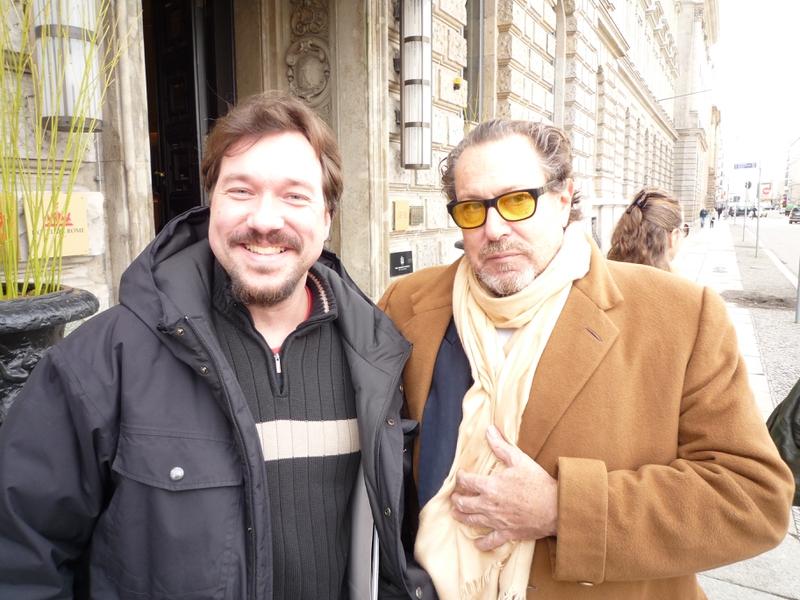 Julian Schnabel Photo with RACC Autograph Collector RB-Autogramme Berlin