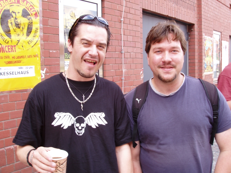 Mike Patton Photo with RACC Autograph Collector RB-Autogramme Berlin