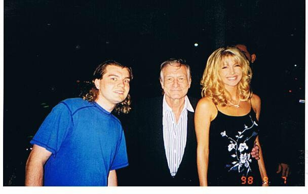 Hugh Hefner Photo with RACC Autograph Collector bpautographs