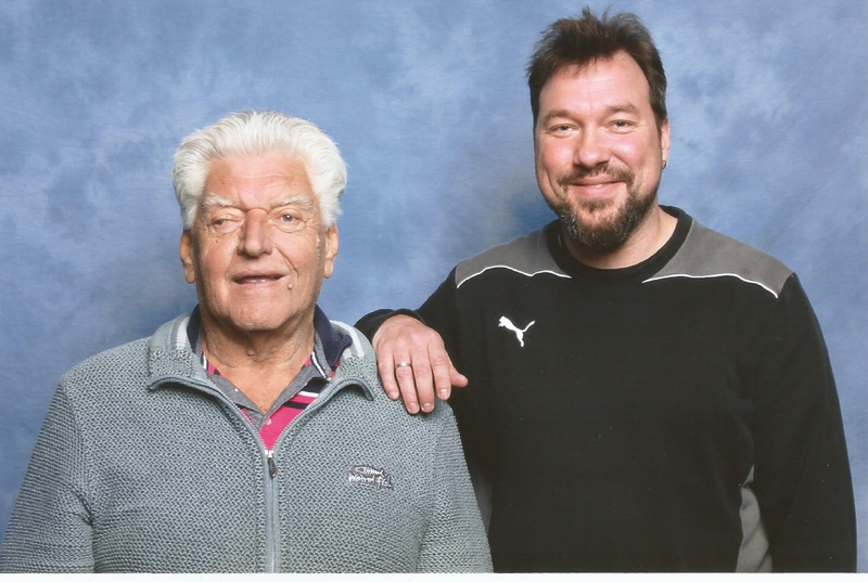 Dave Prowse Photo with RACC Autograph Collector RB-Autogramme Berlin