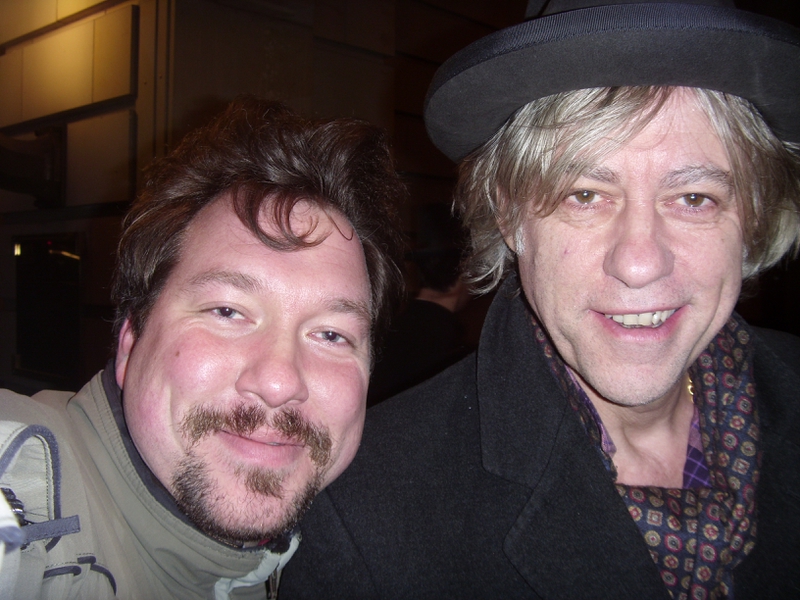 Bob Geldof Photo with RACC Autograph Collector RB-Autogramme Berlin